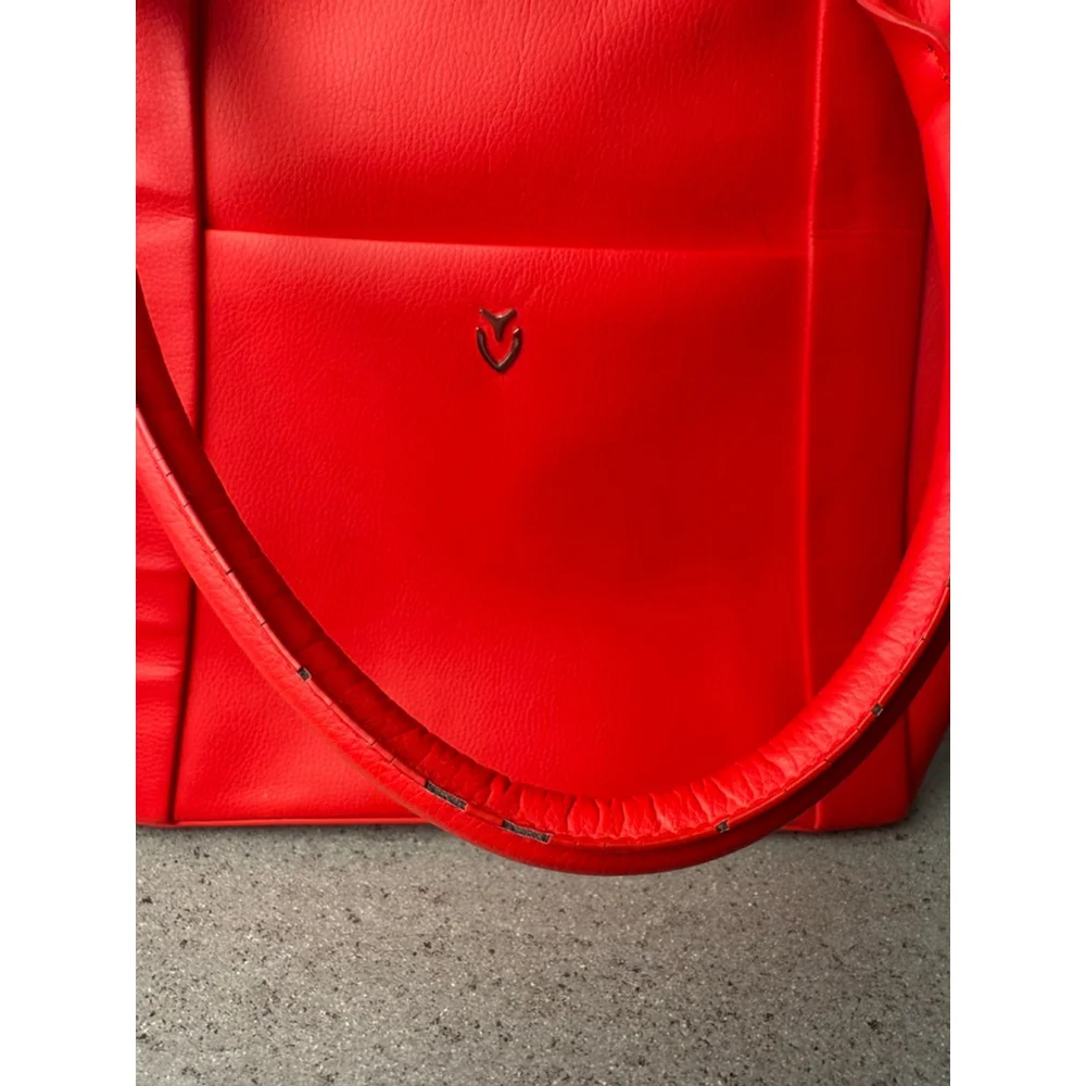 Women's Vessel Tote Bag Red/Silver One Size